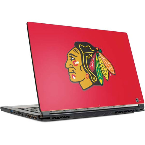 NHL Chicago Blackhawks Solid Background MSI GS65 Stealth Laptop Skin
