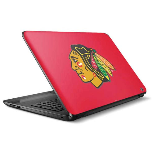 NHL Chicago Blackhawks Solid Background HP Notebook Skin