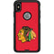 NHL Chicago Blackhawks Solid Background Otterbox Commuter iPhone Skin