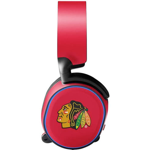 NHL Chicago Blackhawks Solid Background SteelSeries Arctis 5 Skin
