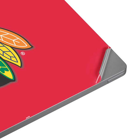 NHL Chicago Blackhawks Solid Background Universal Laptop 17in (13.8 x 10in) Skin
