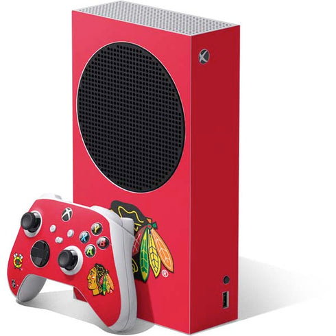 NHL Chicago Blackhawks Solid Background Xbox Series S Skins
