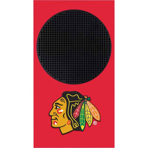 NHL Chicago Blackhawks Solid Background Xbox Series S Console Skin