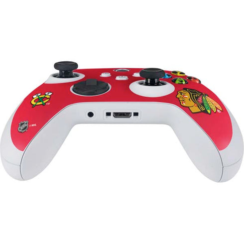 NHL Chicago Blackhawks Solid Background Xbox Series S Controller Skin