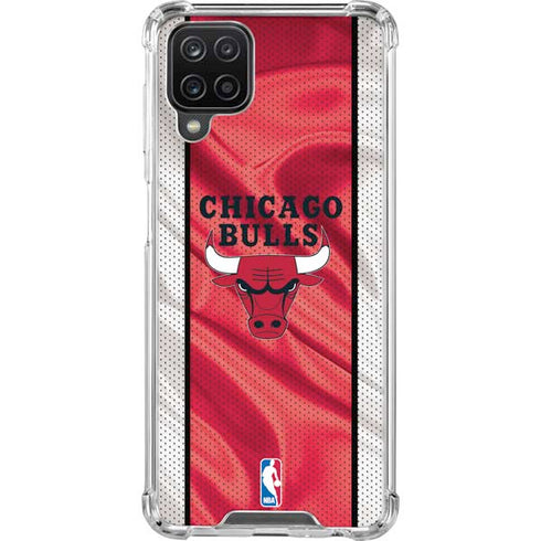 NBA Chicago Bulls Away Jersey Galaxy A12 Clear Case