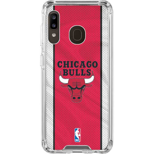 NBA Chicago Bulls Away Jersey Galaxy A30 Clear Case