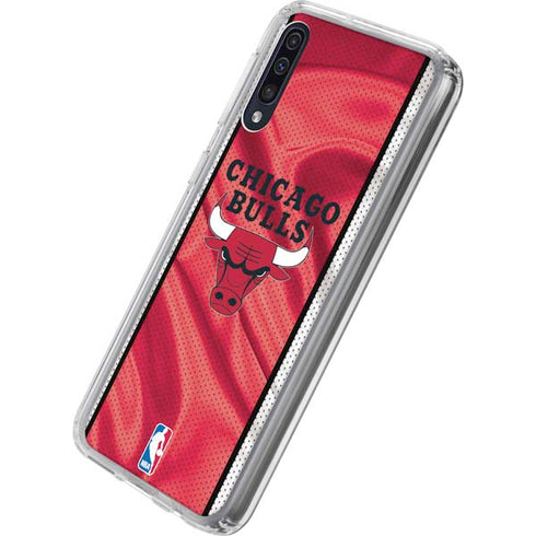 NBA Chicago Bulls Away Jersey Galaxy A50 Clear Case