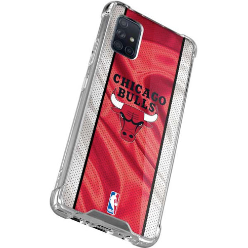 NBA Chicago Bulls Away Jersey Galaxy A51 5G Clear Case