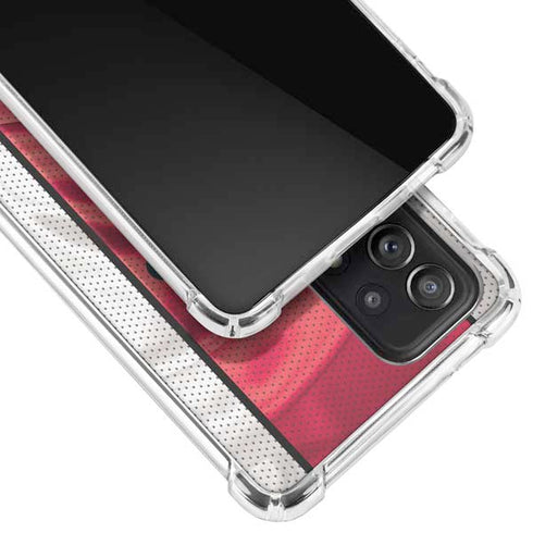 NBA Chicago Bulls Away Jersey Galaxy A52 5G Clear Case