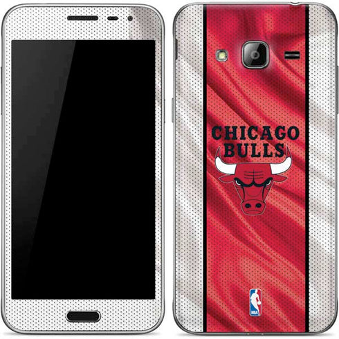 NBA Chicago Bulls Away Jersey Galaxy J3 Skin