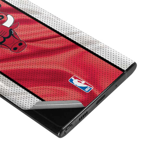 NBA Chicago Bulls Away Jersey Galaxy Note 10 Plus Skin