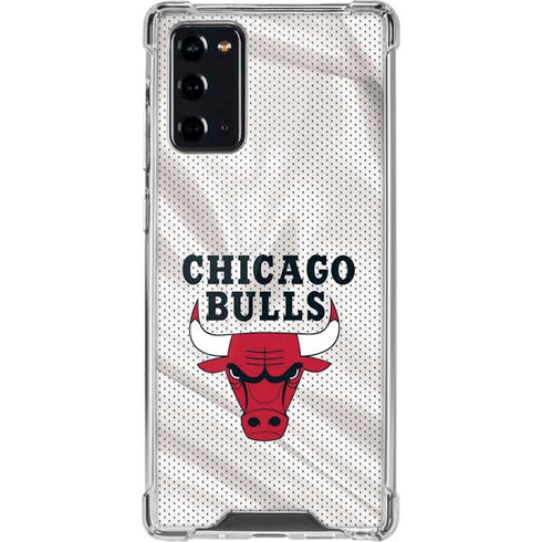 NBA Chicago Bulls Away Jersey Galaxy Note20 5G Clear Case