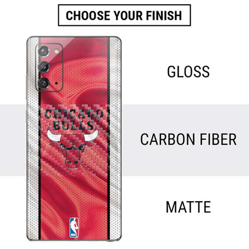 NBA Chicago Bulls Away Jersey Galaxy Note20 5G Skin