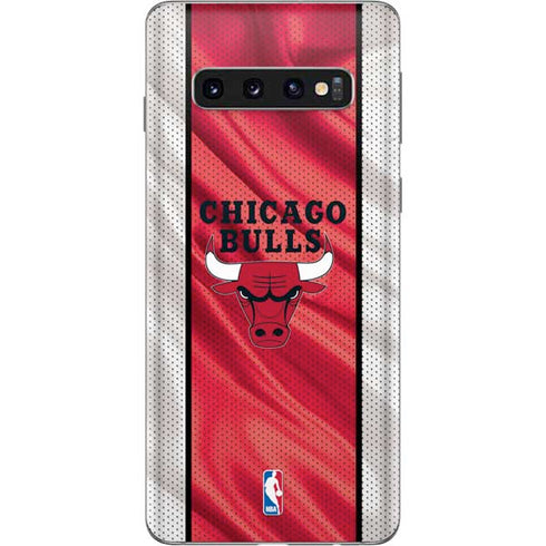 NBA Chicago Bulls Away Jersey Galaxy S10 Skin