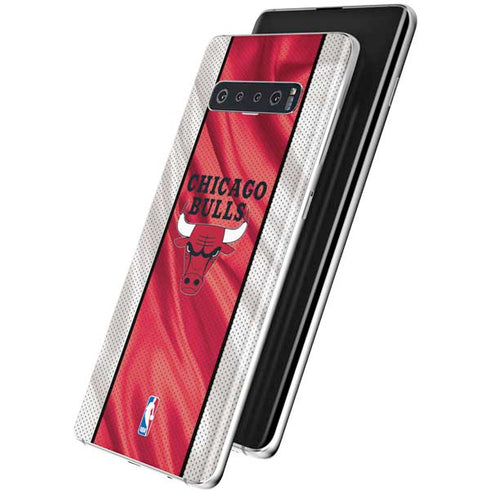 NBA Chicago Bulls Away Jersey Galaxy S10 Skin