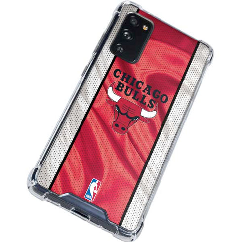 NBA Chicago Bulls Away Jersey Galaxy S20 FE Clear Case