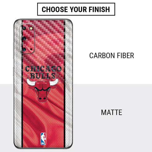 NBA Chicago Bulls Away Jersey Galaxy S20 Skin