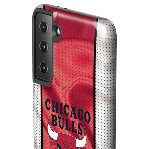 NBA Chicago Bulls Away Jersey Galaxy S21 FE Pro Case
