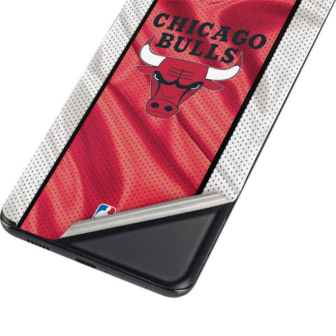 NBA Chicago Bulls Away Jersey Galaxy S21 Plus 5G Skin