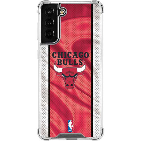 NBA Chicago Bulls Away Jersey Galaxy S22 Plus Clear Case