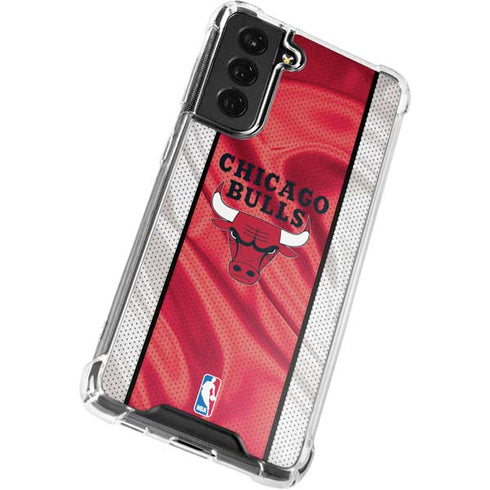 NBA Chicago Bulls Away Jersey Galaxy S22 Plus Clear Case