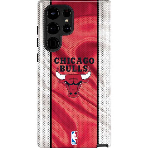 NBA Chicago Bulls Away Jersey Galaxy S22 Ultra Pro Case