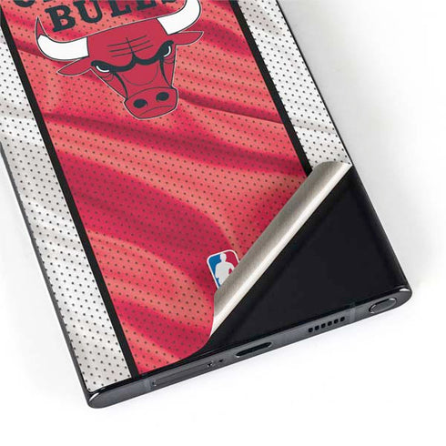 NBA Chicago Bulls Away Jersey Galaxy S22 Ultra Skin