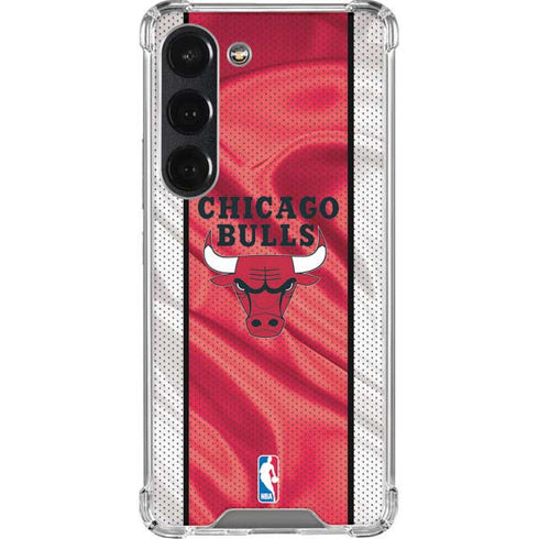 NBA Chicago Bulls Away Jersey Galaxy S23 Clear Case