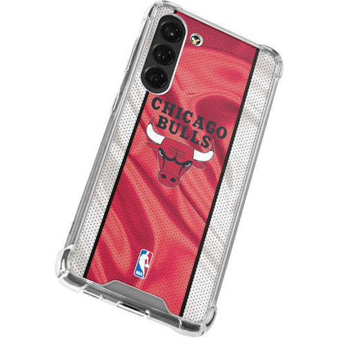NBA Chicago Bulls Away Jersey Galaxy S23 Plus Clear Case