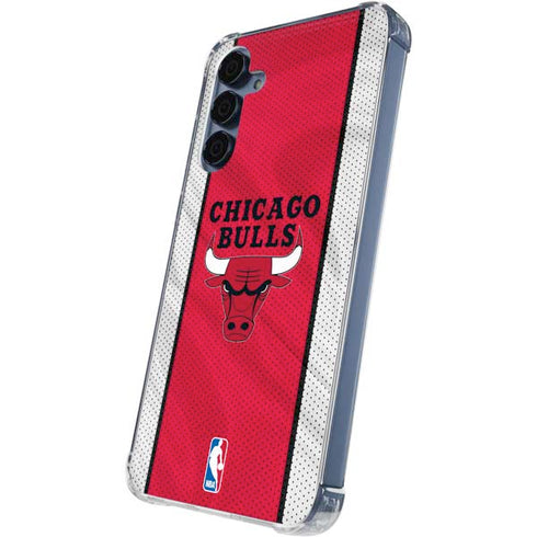 NBA Chicago Bulls Away Jersey Galaxy S24 Clear Case