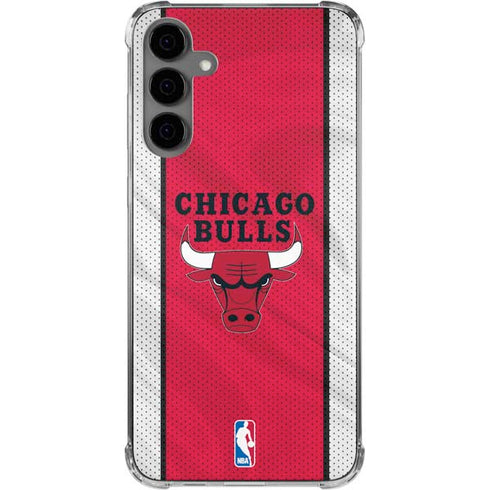 NBA Chicago Bulls Away Jersey Galaxy S24 Plus Clear Case
