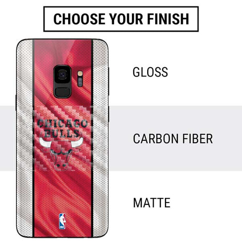 NBA Chicago Bulls Away Jersey Galaxy S9 Skin