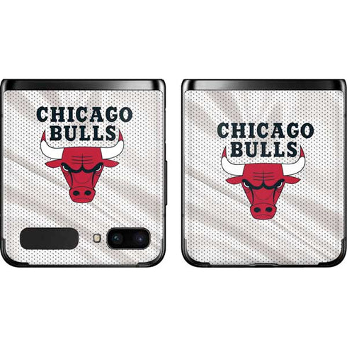 NBA Chicago Bulls Away Jersey Galaxy Z Flip Skin