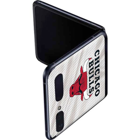 NBA Chicago Bulls Away Jersey Galaxy Z Flip Skin