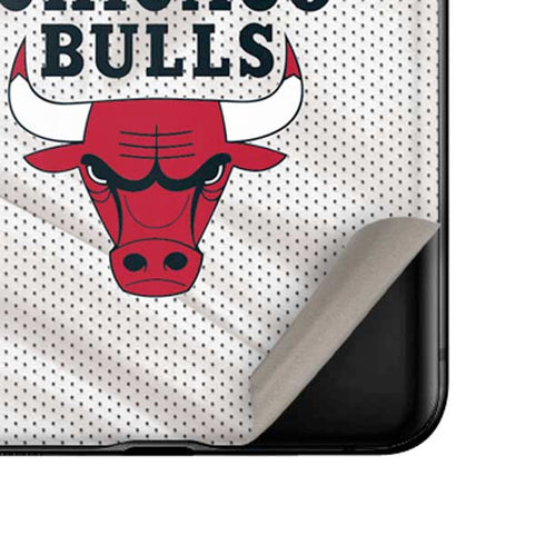 NBA Chicago Bulls Away Jersey Galaxy Z Flip Skin