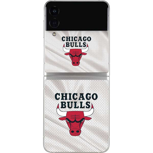 NBA Chicago Bulls Away Jersey Galaxy Z Flip3 5G Skin