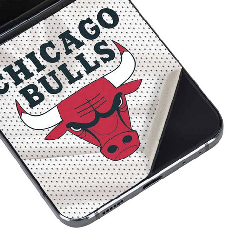 NBA Chicago Bulls Away Jersey Galaxy Z Flip5 5G Skin