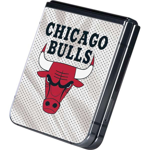 NBA Chicago Bulls Away Jersey Galaxy Z Flip5 5G Skin