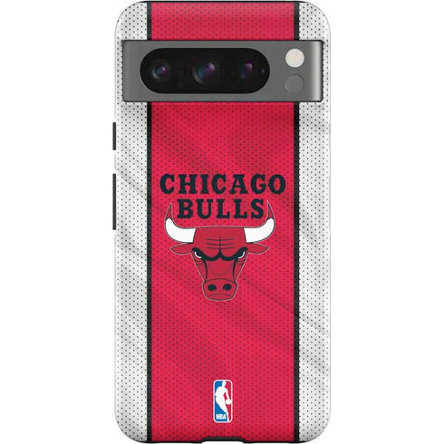 NBA Chicago Bulls Away Jersey Google Pixel 8 Pro Impact Case