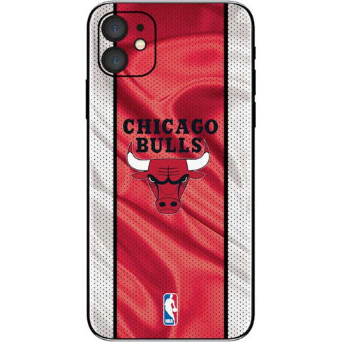 NBA Chicago Bulls Away Jersey iPhone 11 Skin