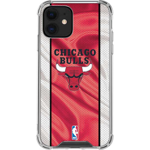 NBA Chicago Bulls Away Jersey iPhone 12 Mini Clear Case