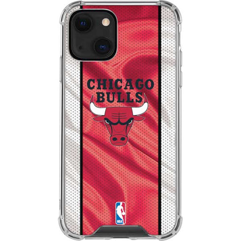 NBA Chicago Bulls Away Jersey iPhone 13 Clear Case