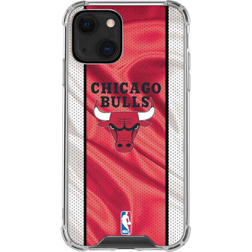 NBA Chicago Bulls Away Jersey iPhone 13 Mini Clear Case