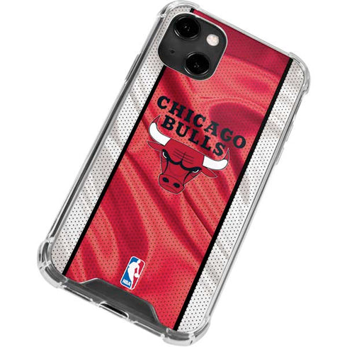 NBA Chicago Bulls Away Jersey iPhone 14 Clear Case