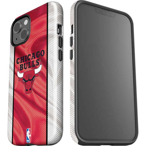 NBA Chicago Bulls Away Jersey iPhone 15 Plus Impact Case