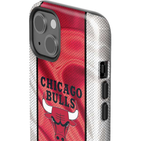NBA Chicago Bulls Away Jersey iPhone 15 Impact Case