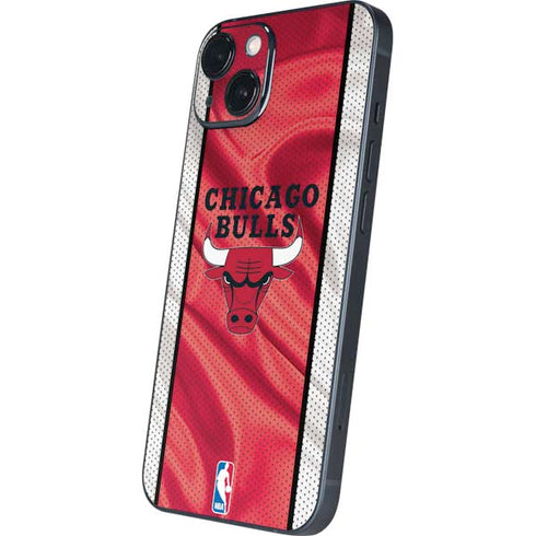 NBA Chicago Bulls Away Jersey iPhone 14 Plus Skin