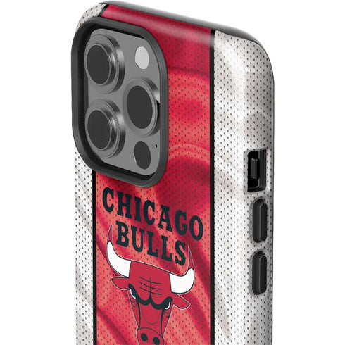 NBA Chicago Bulls Away Jersey iPhone 15 Pro Impact Case