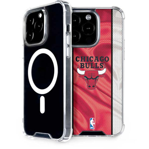 NBA Chicago Bulls Away Jersey iPhone 15 Pro MagSafe Case