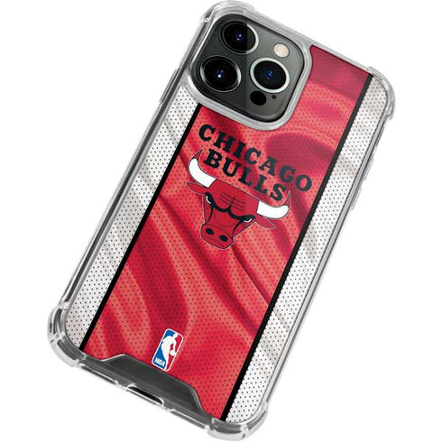 NBA Chicago Bulls Away Jersey iPhone 15 Pro Max Clear Case